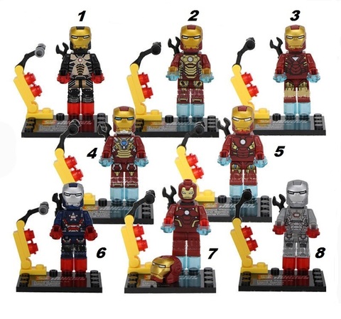 Minifigures Iron Man Blocks Building Series 03