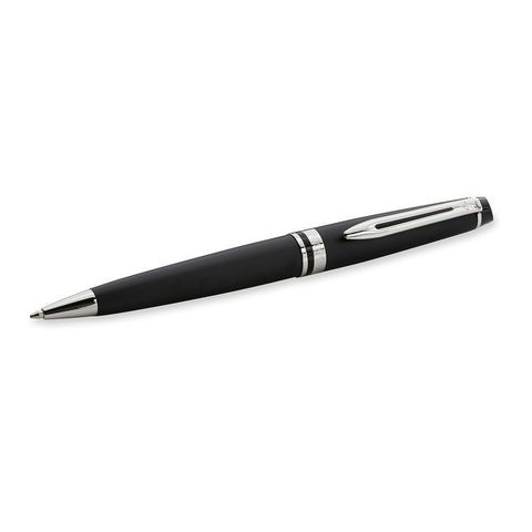 Набор подарочный Waterman Expert Muted Black CT, шариковая ручка, F + блокнот (2019834)