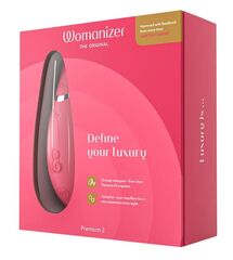 Розовый клиторальный стимулятор Womanizer Premium 2 - 