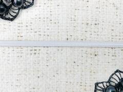 Резинка продежка, ш. 0,3 см, белый