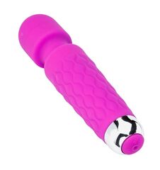 Фиолетовый перезаряжаемый wand-вибратор - 20,5 см. - 