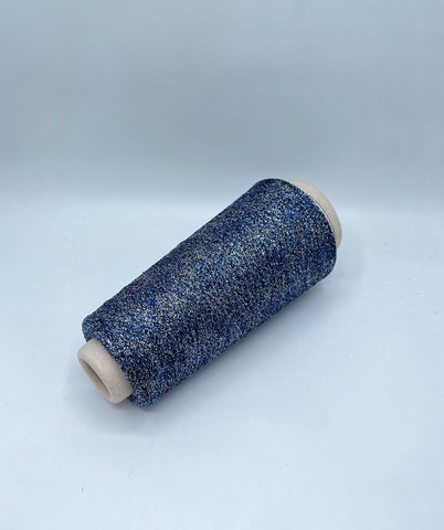 Torcitura di Domaso (пр.Италия)art.Tore, 3750м/100гр, 80%Вискоза 20%Полиэстер( люрекс) , цвет-Черно-синий(651), арт-34564