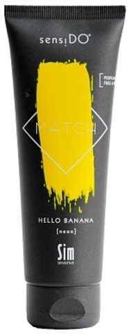 SENSIDO MATCH ОТТЕНОЧНЫЙ БАЛЬЗАМ, ЦВЕТ HELLO BANANA (NEON) ЖЕЛТЫЙ НЕОН