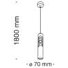 Подвесной светильник Technical Torre P037PL-L11W4K