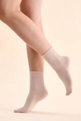 Носки женские хлопковые GABRIELLA SW/036_Латте