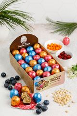 Кедровый грильяж Ассорти / клюква, черника, облепиха / шоу-бокс / 540 г / ТМ Сибирский кедр