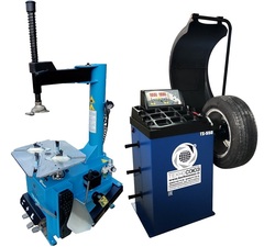 Комплект TS-3022 Станок шиномонтажный 11-24" + TS-550 Балансировочный стенд для легковых авто
