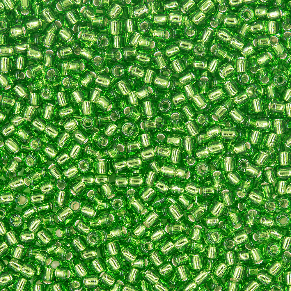 Японский бисер TOHO Round 11/0 (№27), с внутренним серебрением, прозрачный