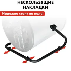 Нагреватель воздуха электрический с ТЭН QUATTRO ELEMENTI QE-9000 ETN (4,5/9,0 кВт, 380В-3ф, 880 м3/час) — цилиндр