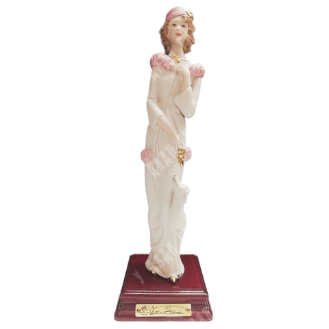 Фарфоровая статуэтка «Дама с гончей». Sabadin Vittorio & C. SNC., Capodimonte. После 1980 г.