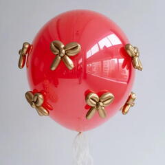 Сет гелиевых шаров Праздничный шар Баблс с подарками