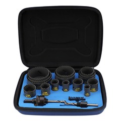 Набор коронок Bi-metall 19-83мм HSSE-Co8 18пр 4-6Tpi ULTRA SC 3841