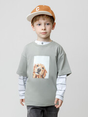 фуфайка  для мальчика  КР 302915/оливковый 0209 к642