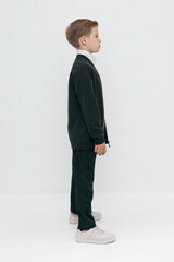 брюки  для мальчика  ТК 46143/черный