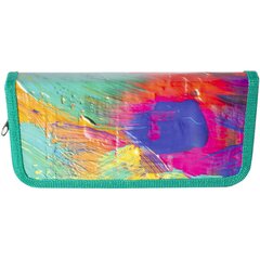 
          Пенал 1 отделение Alingar, лам.картон, молния, 130 х 200 мм "Живопись" (краски красные, фиолетовые, желтые)