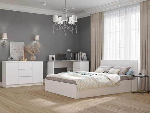 комод МОРИ МК 1200.3 (белый)