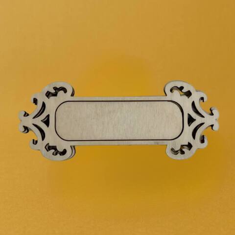 накладка , №21 (9*3,5см) фанера 2части