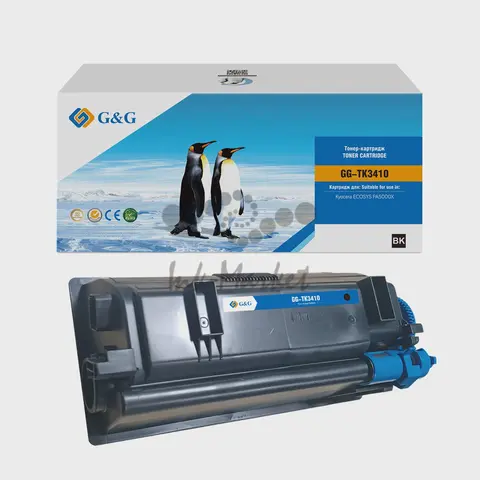 Тонер-картридж G&G, аналог Kyocera TK-3410 15.5k с чипом