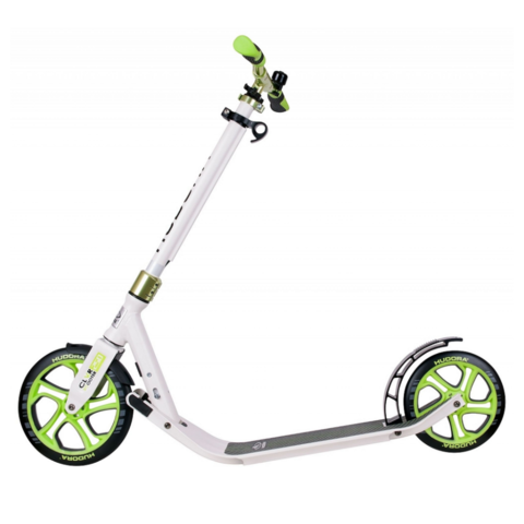 Двухколесный самокат Hudora CLVR 250 White/Green