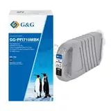 Совместимый струйный картридж G&G GG-PFI710MBK (Canon 2353C001 / PFI-710MBK), 700 мл, матовый черный