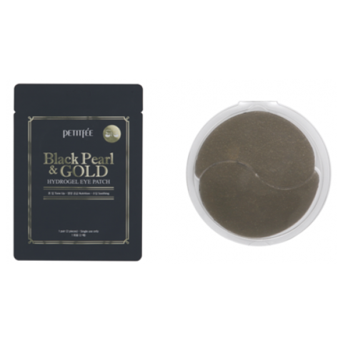 Göz üçün Hidrogel patç \ Гидрогелевые патчи для глаз Black Pearl & Gold Hydrogel Eye Patch (2pcs)