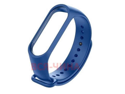 Ремешок для фитнес браслетов M 2 однотонный, цвет - синий