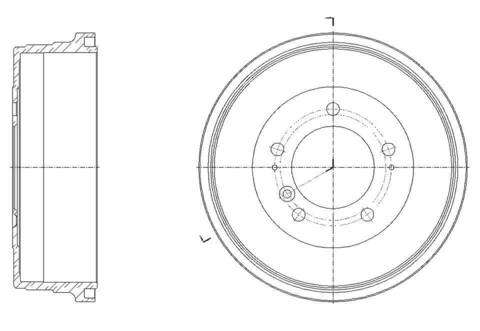 Барабан тормозной G-brake  GD-06476