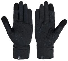 Перчатки спортивные Nike Dri-Fit Fleece Gloves - black/black/silver