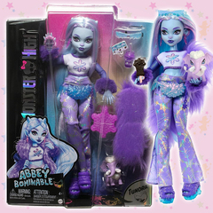 Кукла Эбби Боминейбл Monster High базовая с питомцем, релиз 2023