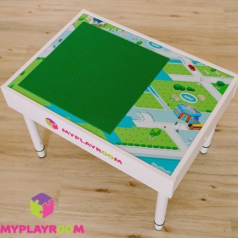 Световая песочница для LEGO от MYPLAYROOM™ с длинной столешницей 7в1 2