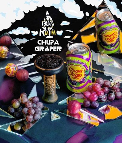 Tobacco BlackBurn Chupa Grapes (Grape soda) 200g