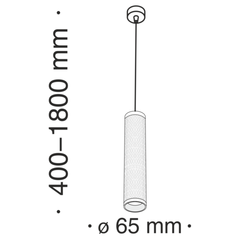 Подвесной светильник Technical Focus Design P038PL-01B