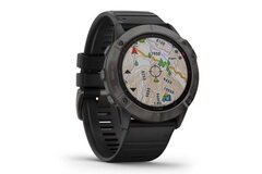 Мультиспортивные часы Garmin Fenix 6X Sapphire - Carbon Gray DLC w/ Black Band (010-02157-11)