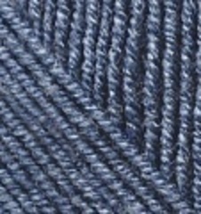 ALIZE "SUPERLANA MIDI", 25% Шерсть, 75% Акрил, 100 гр, 170 м, 203 джинс меланж