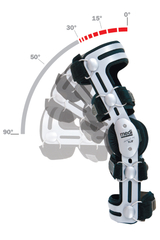 Ортез коленный жесткий регулируемый M.4 AGR для лечения genu recurvatum