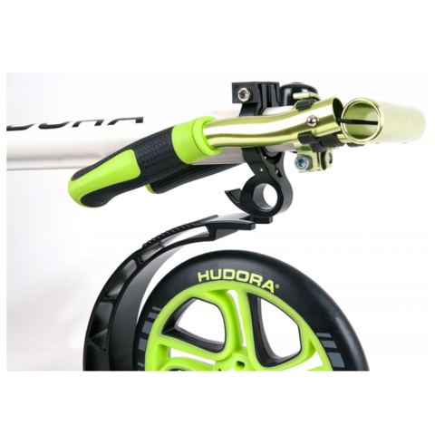 Двухколесный самокат Hudora CLVR 250 White/Green