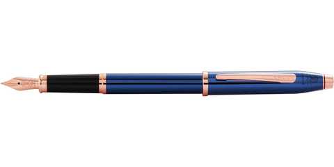 Ручка перьевая Cross Century II Translucent Cobalt Blue Lacquer, перо F ( AT0086-138FF )