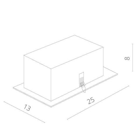 Встраиваемый светильник Arte Lamp CARDANI PICCOLO A5941PL-2BK
