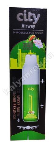 City Airway Glasgow Арбуз Мята Жевательная резинка 3500 затяжек