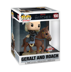 Фигурка Funko POP! Witcher: Geralt and Roach (Exc) (108)