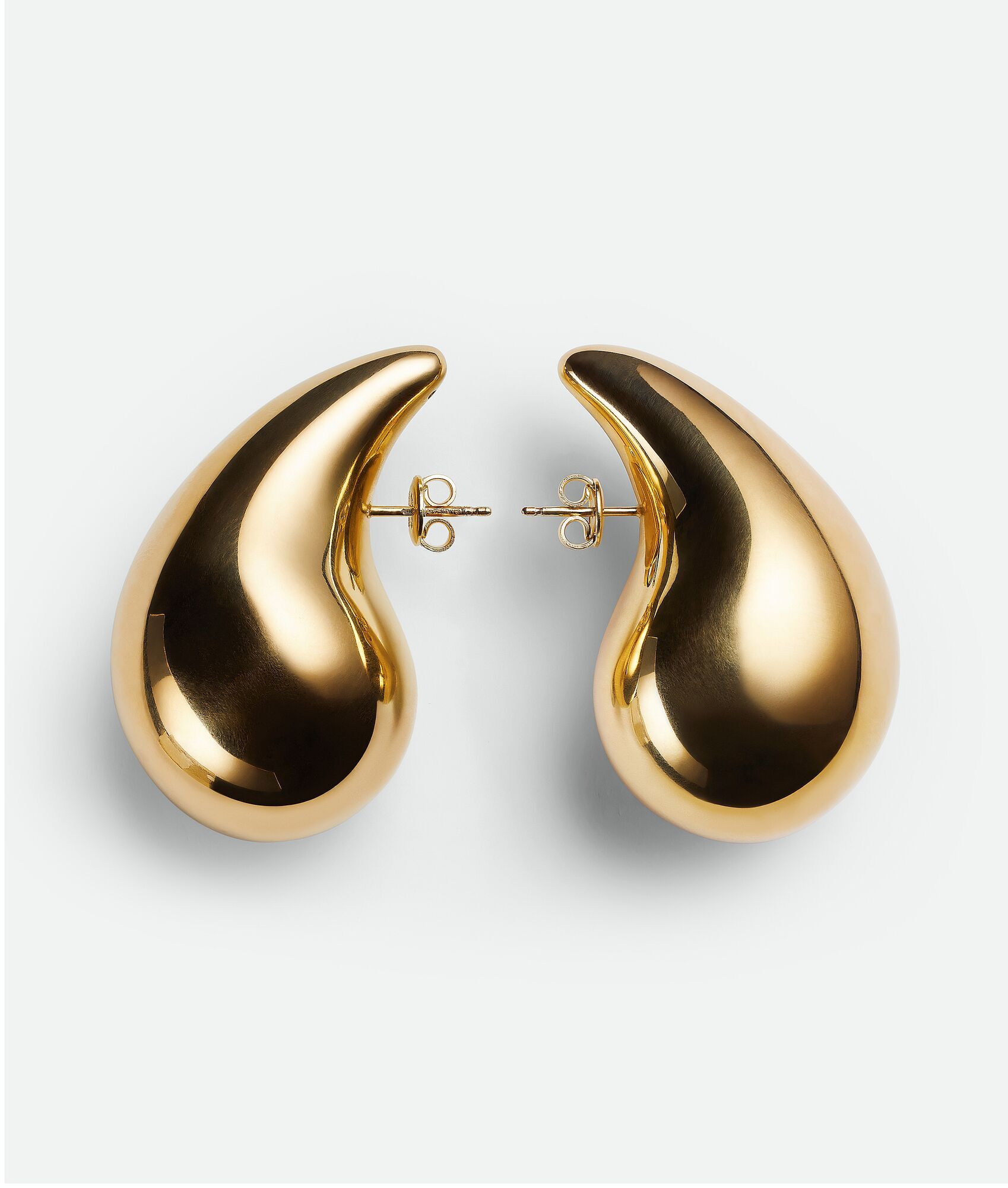 62154- Серьги КАПЛИ Large Drop Earrings BOTTEGA VENETA в лимонной позолоте  lux – купить в интернет-магазине, цена, заказ online