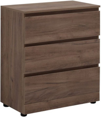 Aquanet Комод Сканди 700х400х780 3 ящ. цв. дуб крафт (302550) фото