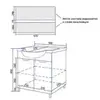 Loranto CS00070391 Комплект Тумба Стиль- 50 500х310х870 с раковиной Basic 50
