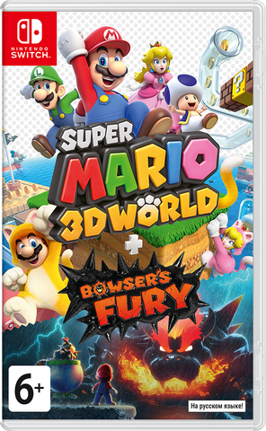 Super Mario 3D World + Bowser's Fury (картридж для Nintendo Switch, полностью на русском языке)