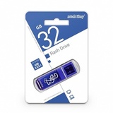 Флешка 32 GB USB 3.0/3.1 Smartbuy Glossy (Синий)