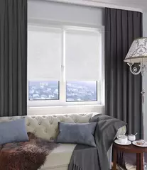 Рулонные шторы Миниролло Жасмин