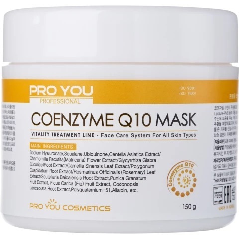 Pro You Маска c коэнзимом, 150 г | Coenzyme Q10 Mask