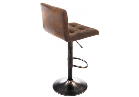 Барный стул Paskal vintage brown 43*43*89 Окрашенный металл /Коричневый