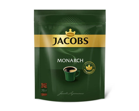 купить Кофе растворимый Jacobs Monarch, 75 г пакет