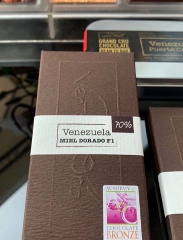 70% Bean-to-bar шоколад Vento d’Oro VENEZUELA Miel Dorado 20г